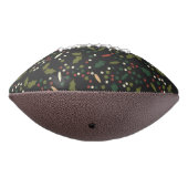 カスタマイズ可能なクリスマスホリーパターンサッカー アメリカンフットボール (回転270)