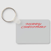 カスタマイズ可能なクリスマスマンガキーチェーン キーホルダー (裏面)