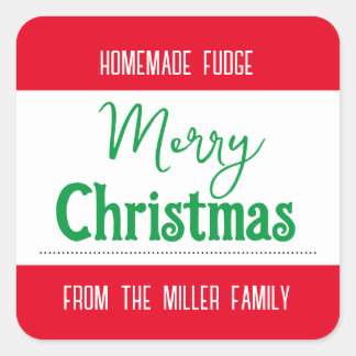 カスタマイズ可能なクリスマスラベルHM001_22sqv3 スクエアシール