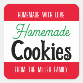 カスタマイズ可能なクリスマスラベルHM001_22sqv4 スクエアシール