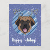 カスタマイズ可能なクリスマスレオンバーガー ポストカード (正面)