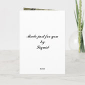 カスタマイズ可能なクリスマス夕食 シーズンカード (裏面)