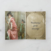 カスタマイズ可能なクリスマス夕食 シーズンカード (内部)