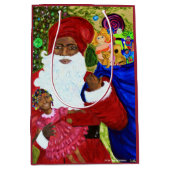 カスタマイズ可能なクリスマス抱き枕 – すべてのサイズ ミディアムペーパーバッグ (正面)