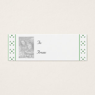 カスタマイズ可能なクリスマス/ハヌカー写真ギフトラベル