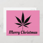 カスタマイズ可能なクリスマス ポストカード (正面/裏面)