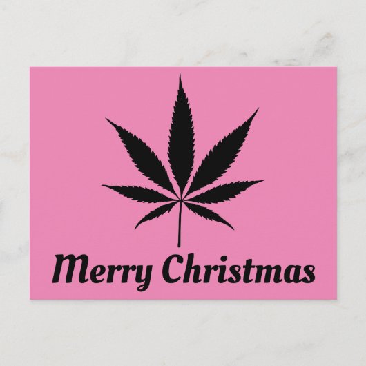 カスタマイズ可能なクリスマス ポストカード (正面)