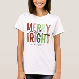 カスタマイズ可能なクリスマスTシャツ Tシャツ