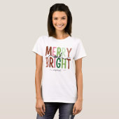 カスタマイズ可能なクリスマスTシャツ Tシャツ (正面フル)