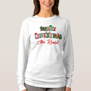 カスタマイズ可能なクリスマスTシャツ Tシャツ