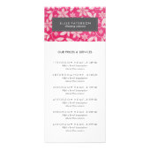 カスタマイズ可能なクリーニングサービスメニューラックカード ラックカード (正面)