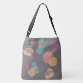 カスタマイズ可能なクロスボディヤーンバッグ クロスボディバッグ (裏面)