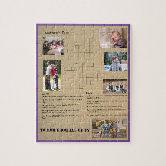 カスタマイズ可能なクロスワード – Jigsawパズル ジグソーパズル (縦)