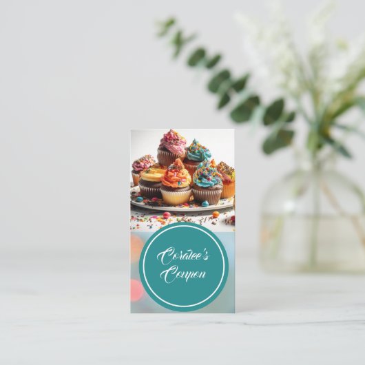 カスタマイズ可能なクーポン割引カード 割引カード (スタンド正面)