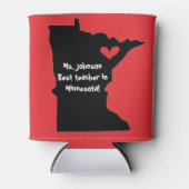 カスタマイズ可能なクーラーボックス、最高の先生 缶クーラー (正面)