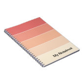 カスタマイズ可能なグラデーション付きノートブックデザイン ノートブック (右側)