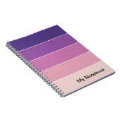 カスタマイズ可能なグラデーション付きノートブックデザイン ノートブック (右側)