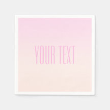 カスタマイズ可能なグラデーション文字付きピンクから桃への夕日