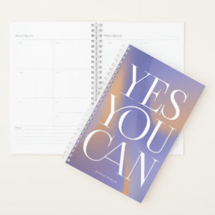 カスタマイズ可能なグラデーション・プランナー「Yes You Can」 プランナー手帳