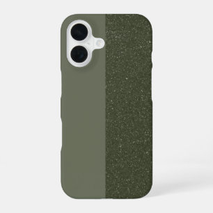 カスタマイズ可能なグリッター&マットモスiPhone 16ケース iPhone 16ケース
