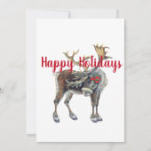 カスタマイズ可能なグリーティングを備えたクリスマスマウス シーズンカード (正面)