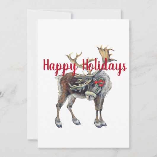 カスタマイズ可能なグリーティングを備えたクリスマスマウス シーズンカード (正面)