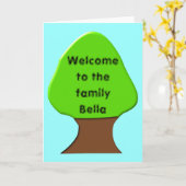 カスタマイズ可能なグリーティングカードへようこそ カード (黄色い花)