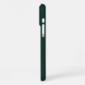 カスタマイズ可能なグリーンカラーのiPhoneケース iPhoneケース (左側面)