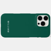 カスタマイズ可能なグリーンiPhoneケース Case-Mate iPhoneケース (裏面 (横))