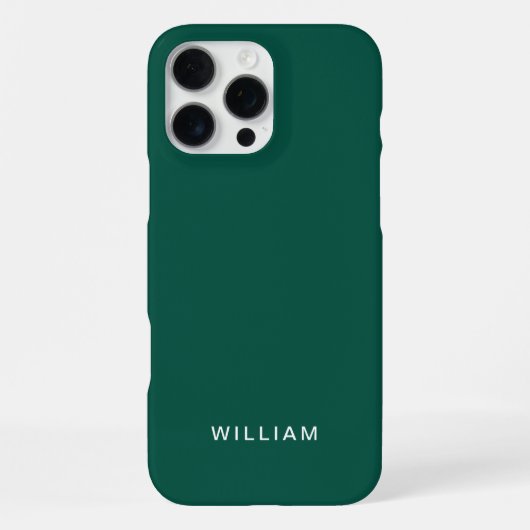 カスタマイズ可能なグリーンiPhoneケース iPhoneケース (裏面)