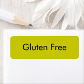 カスタマイズ可能なグルテンフリーベーカリーラベル ラベル (インサイチュ)