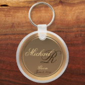 カスタマイズ可能なグルームキープチェーン キーホルダー (正面)