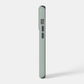 カスタマイズ可能なグレー iPhone カー+ドケース iPhoneケース (左側面)