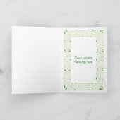 カスタマイズ可能なケルト風の枠 カード (内部)