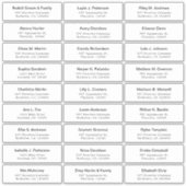 カスタマイズ可能なゲスト住所 シールシール シール (正面)