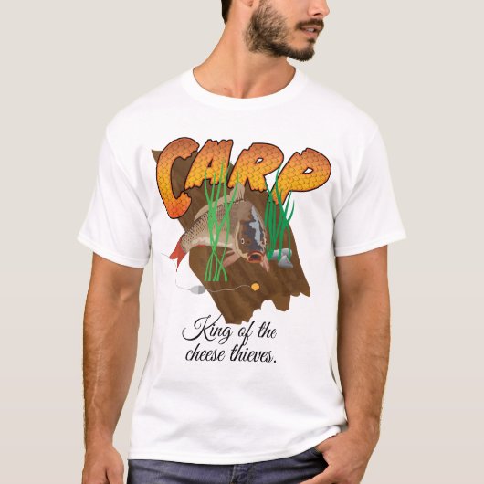 カスタマイズ可能なコイ狩り フィッシング  Tシャツ (正面)