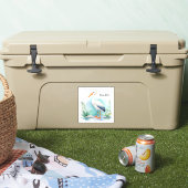 カスタマイズ可能なコウノトリ子供部屋セットベビー人形 シール (クーラー)