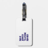 カスタマイズ可能なコロラドライセンスプレートラゲッジタグ ラゲッジタグ (裏面縦)