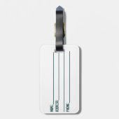 カスタマイズ可能なコロラド州のナンバープレートの荷物のラベル ラゲッジタグ (裏面縦)