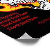 カスタマイズ可能なコンサートポスター ポスター (角)