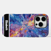 カスタマイズ可能なコンステレーション抽象芸術電話カバー Case-Mate iPhoneケース (裏面 (横))