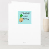 カスタマイズ可能なコンポジションノートブックのグリーティングカード カード (裏面)