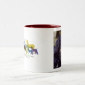 カスタマイズ可能なコーヒー・マグ ツートーンマグカップ (中央)