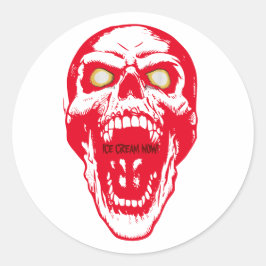 カスタマイズ可能なゴシックスカルシール ラウンドシール