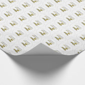 カスタマイズ可能なゴッドドーターファースト・コミュニオンアリス ラッピングペーパー (角)