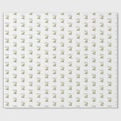 カスタマイズ可能なゴッドドーターファースト・コミュニオンアリス ラッピングペーパー (フラット)