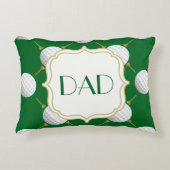 カスタマイズ可能なゴルフボールとグリーン上のティー アクセントクッション (正面)