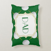 カスタマイズ可能なゴルフボールとグリーン上のティー アクセントクッション (正面(垂直))