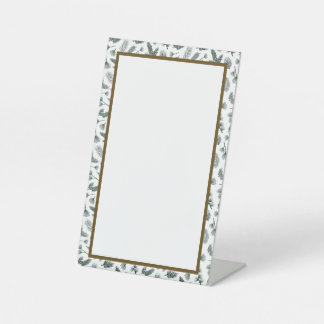 カスタマイズ可能なサインインPine 台座サイン