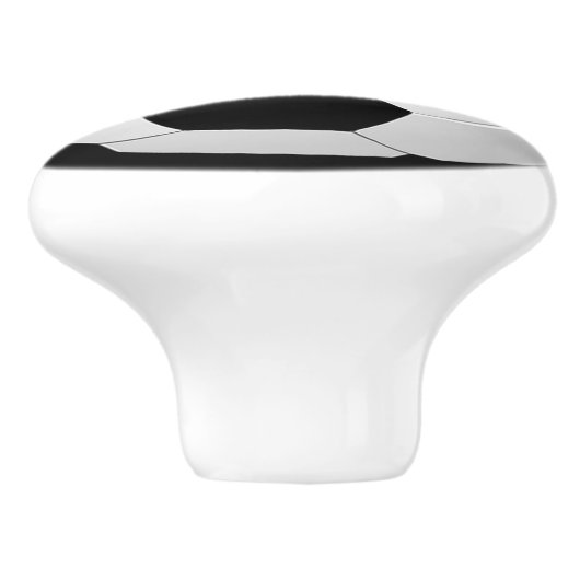 カスタマイズ可能なサッカーのノブのサッカーの寝室の装飾 セラミックノブ (側面)